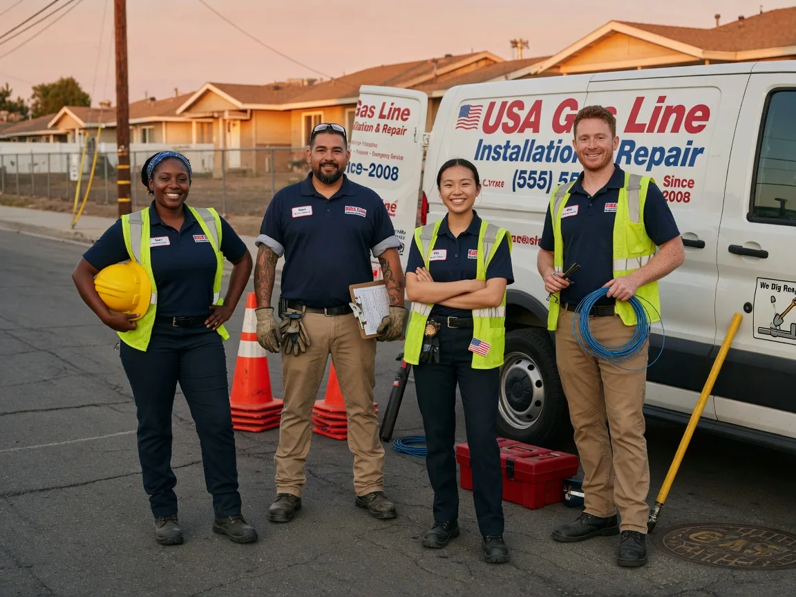 Gas Line Installation company in Evans, LA